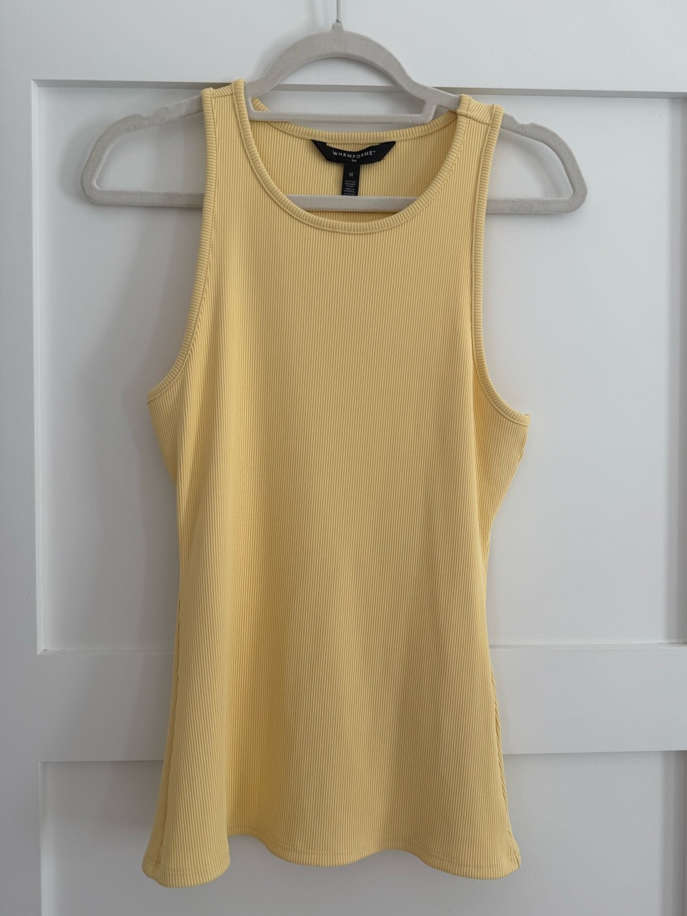 White House Black market FORME Ribbed Stretch Tank.  Size Medium